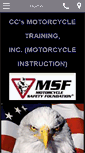 Mobile Screenshot of ccmotorcycletraining.com