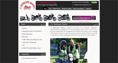 Desktop Screenshot of ccmotorcycletraining.co.uk